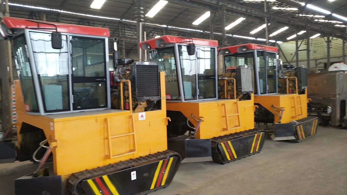 TC serie tipo Crawler attrezzatura di fermentazione dei rifiuti organici compost turner machine