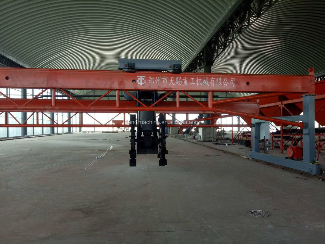 Fermentazione di rifiuti animali Compost Motore di rotaia Tipo di compost Turner Per letame animale