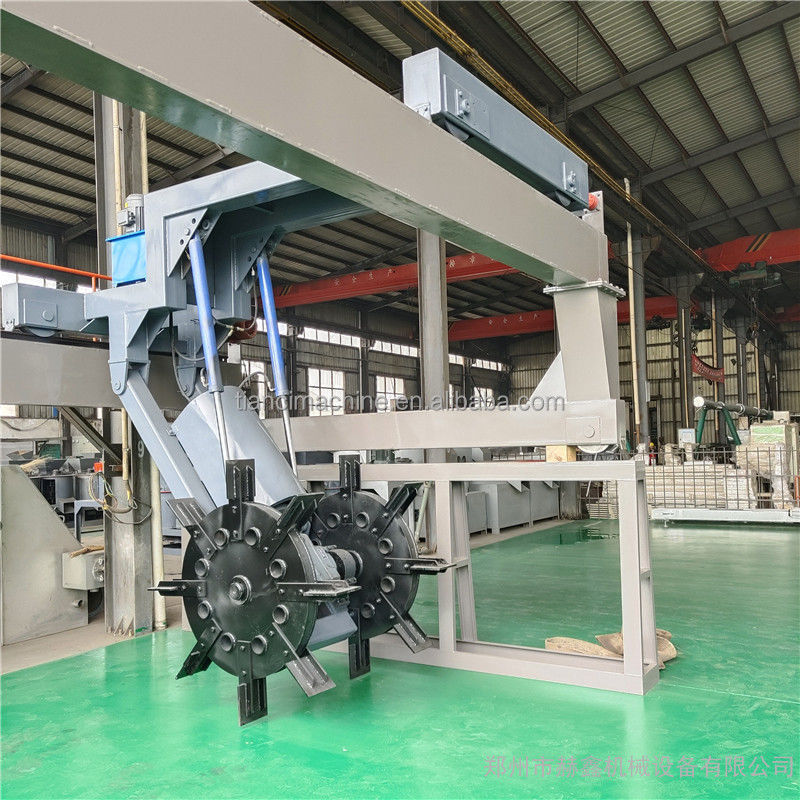 Tipo ruota compost Turner fertilizzante organico Fermentazione compost macchina con semplice funzionamento