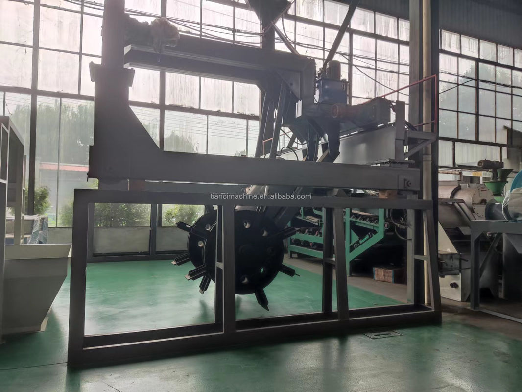 Tipo ruota compost Turner fertilizzante organico Fermentazione compost macchina con semplice funzionamento