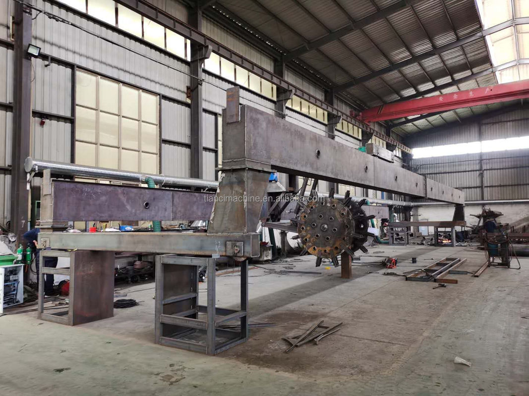 1200-3000 mm Resto di soia / stalchi di mais compostaggio rotolo Turner Machine
