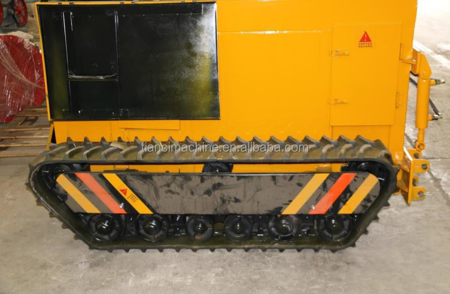 Macchina per la trasformazione del compost a motore diesel di tipo crawler 500-1800m3/h Capacità Processore di fermentazione del letame organico