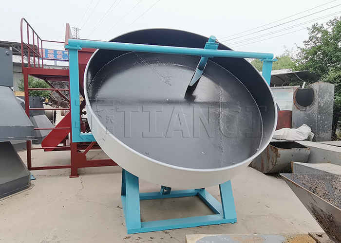 Disco tipo azoto fosforo potassio composto fertilizzante pellet machine 1-6T/H