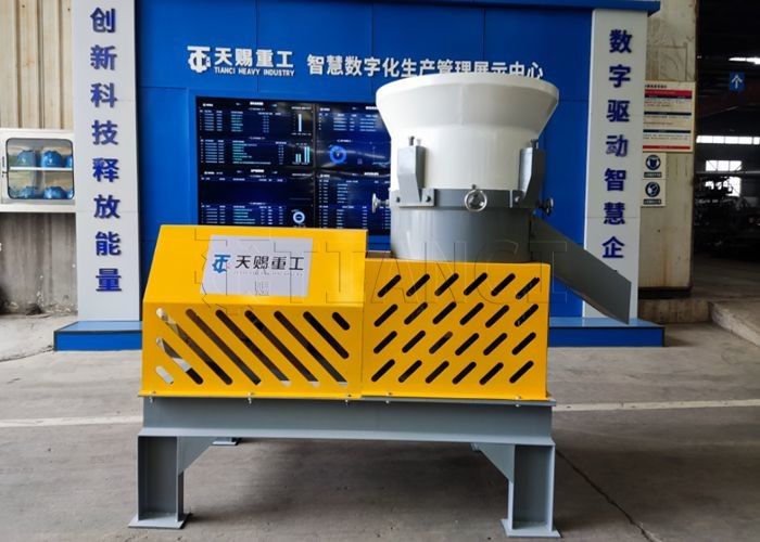 Bio compost concime organico pellet machine di produzione granulatore a stampo piatto 2.2kw