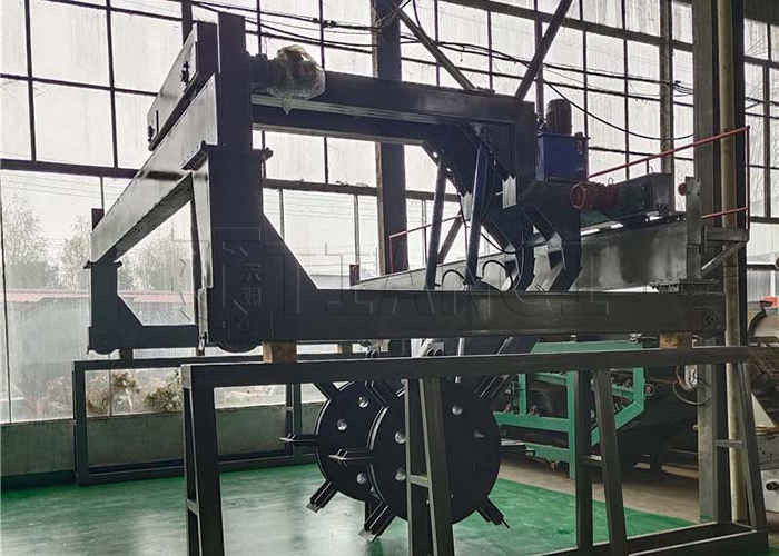 Fermentazione di rifiuti organici ad alta capacità attrezzature di compost ruota tipo compost turner