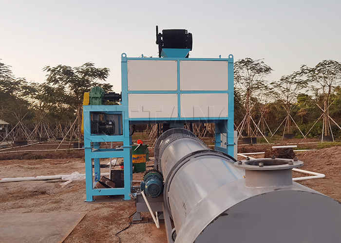 Apparecchiature per la fermentazione di letame animale Serbatoio di fermentazione del compost per rifiuti organici con basso investimento