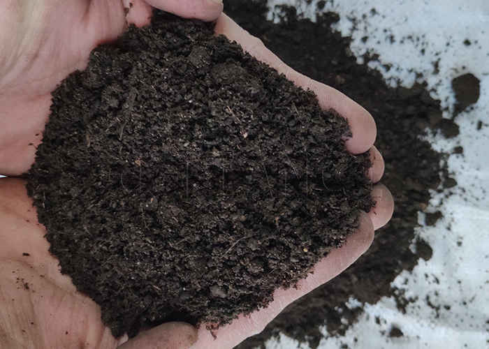 Linea di produzione di concime per il campo Linea di produzione di fertilizzanti organici in polvere per paglia