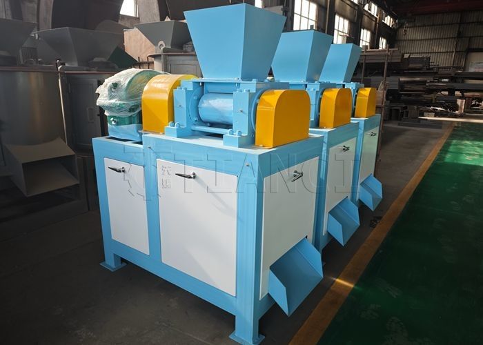 Granulatore a rulli a secco per la produzione di fertilizzanti NPK 1-3 t/h