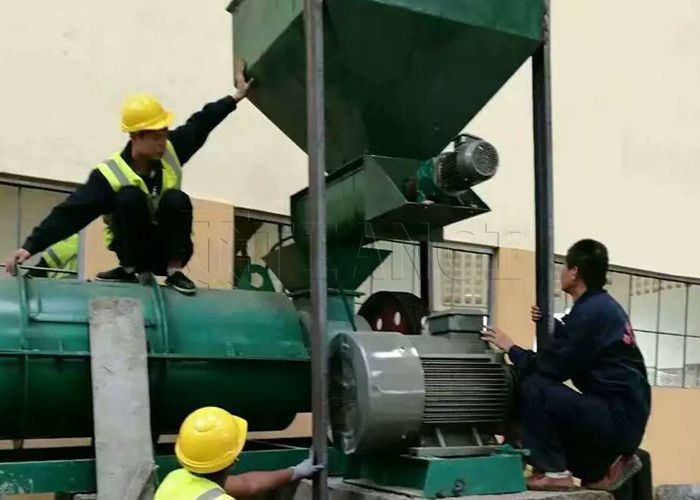 Linea di produzione di attrezzature per la granulazione di concimi organici