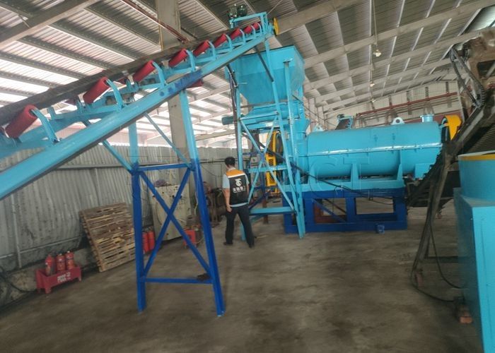 Compost concime fertilizzante organico pellet machine tipo palla forma granulare