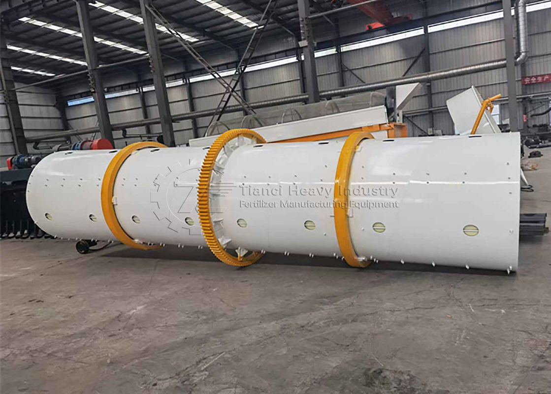 Linea di produzione di fertilizzanti organici a tamburo rotativo a sfera completamente automatica con basso investimento