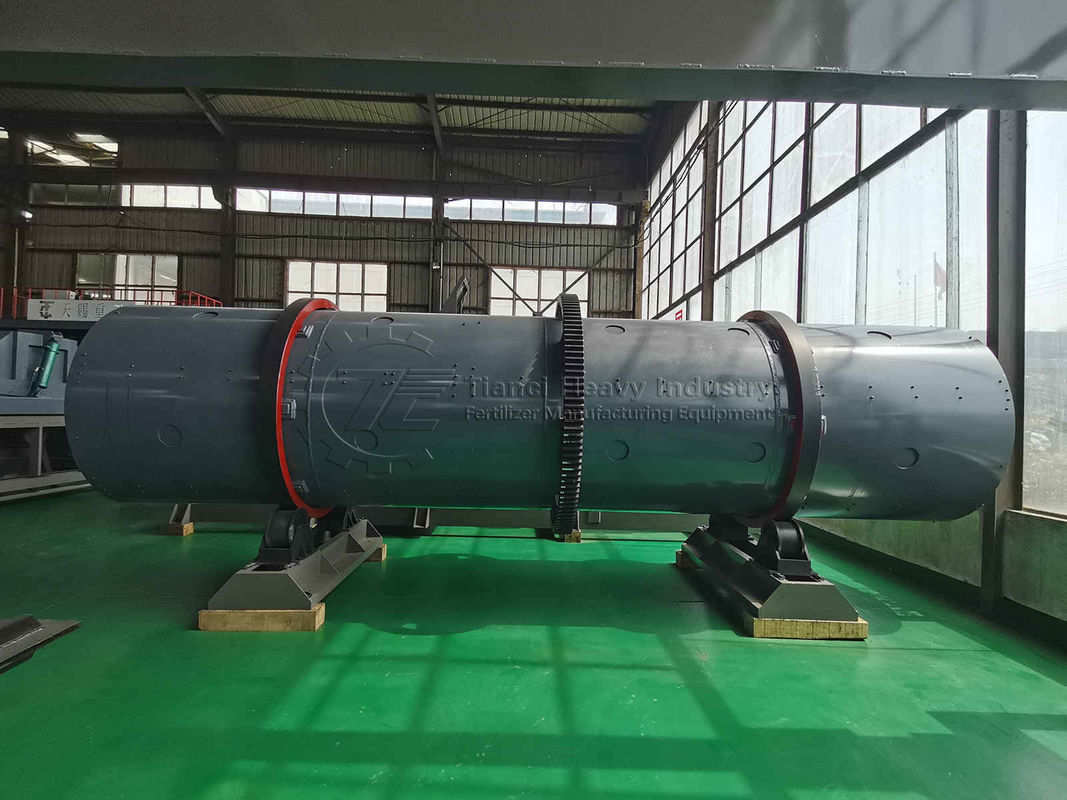 1 T/h Capacità Granuli Fertilizzante Linea di produzione Granulatore a tamburo per concime organico