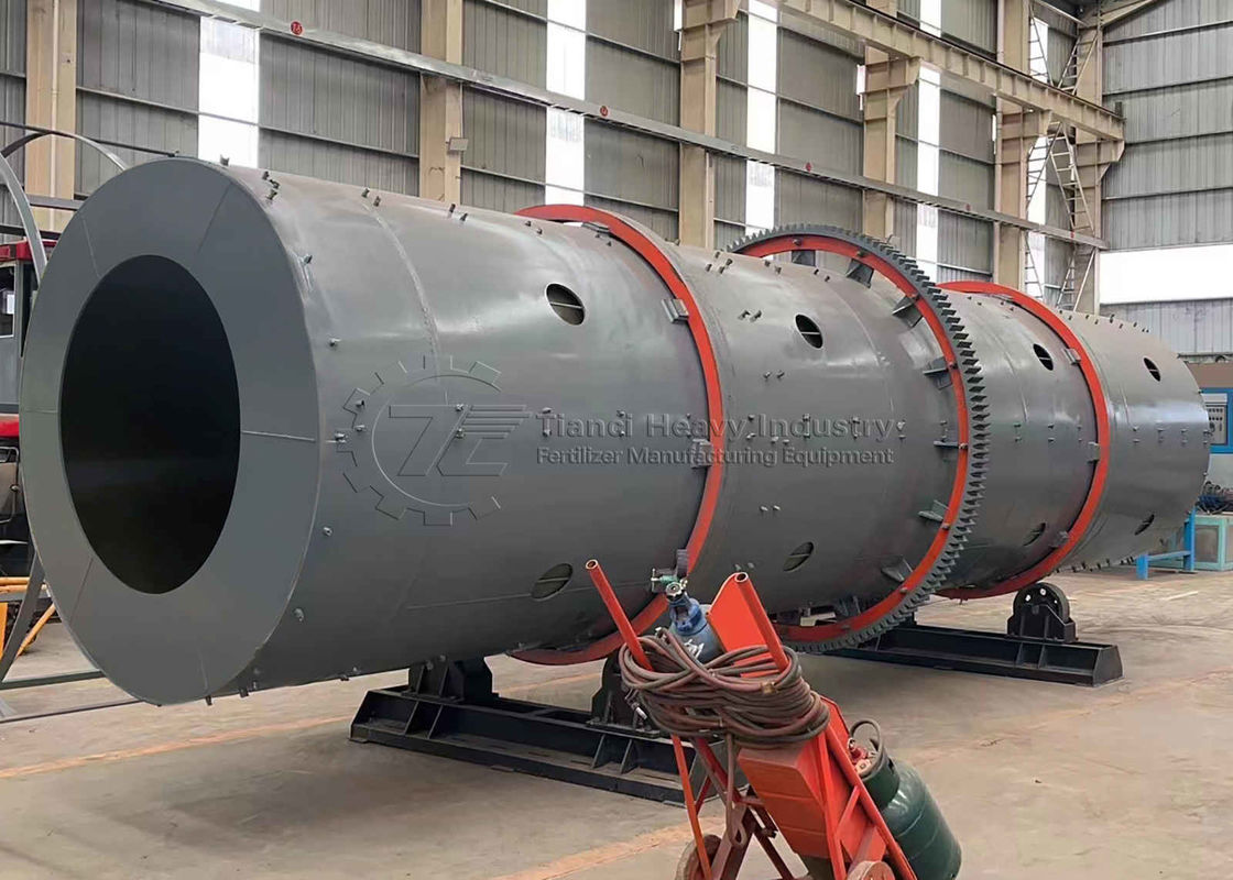 1 T/h Capacità Granuli Fertilizzante Linea di produzione Granulatore a tamburo per concime organico