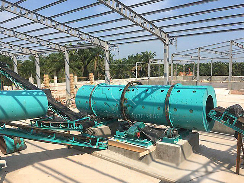 Linea di produzione di fertilizzanti organici a tamburo rotativo a sfera completamente automatica con basso investimento