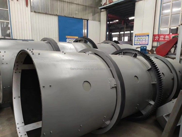 Sludge Treatment Drum Granulator Production Line Industrial Sewage Sludge Raw Material Granulating Machine