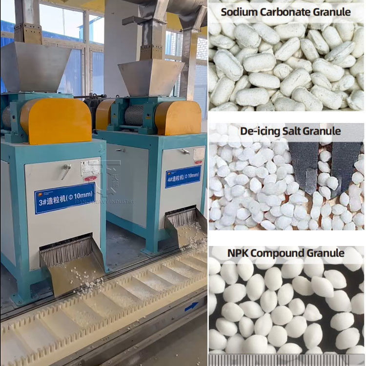 Macchina per granulazione a rotolo secco per fertilizzanti MOP Macchina per granulazione non essiccante