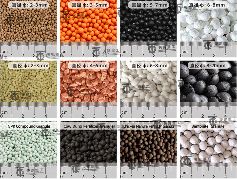 Granulatore a rulli doppi a secco per solfato di potassio per linea di granulazione di fertilizzanti a base di solfato di potassio e carbonato