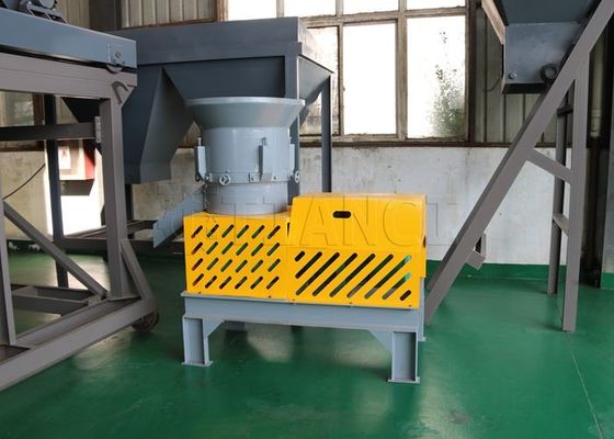 Linea di produzione di granuli a forma di piattaforma Linea di granulazione a stampa a stampo piatto per la produzione su larga scala