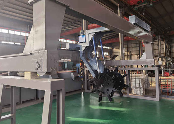 150-400m3/h Output Grandi spazi di ribaltamento Compost Turning Machine Tipo di ruota