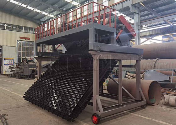 Tipo di piastra a catena elettrica Compost Turner Fermentazione di letame animale Compost Machine
