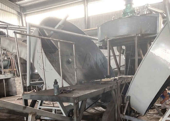 Linea di produzione di granuli di farina di manioca, linea di produzione di granulatori a disco bagnato