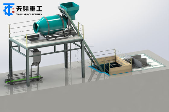 Linea di produzione di miscelatori di fertilizzanti composti Linea di produzione di fertilizzanti ad acido solforico BB